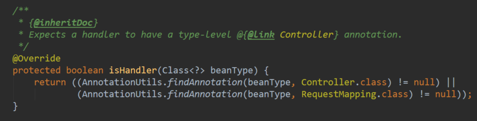 RequestMappingHandlerMapping#isHandler